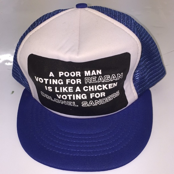 President Reagan Colonel Sanders Flat bill hat - Picture 1 of 5